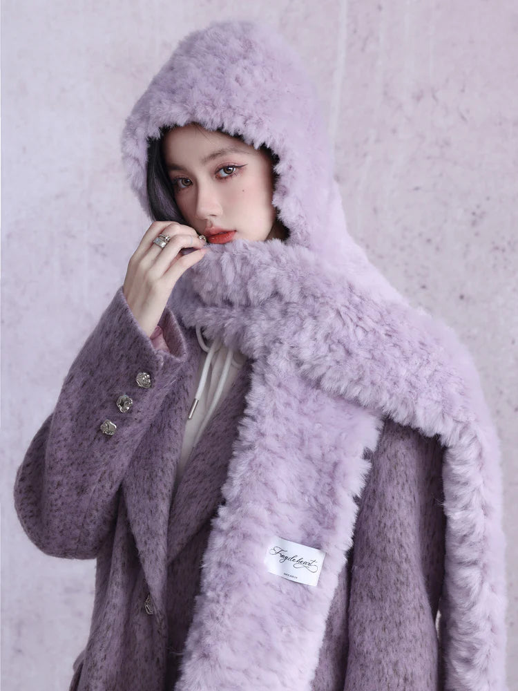 Fluffily Long Wool Muffler