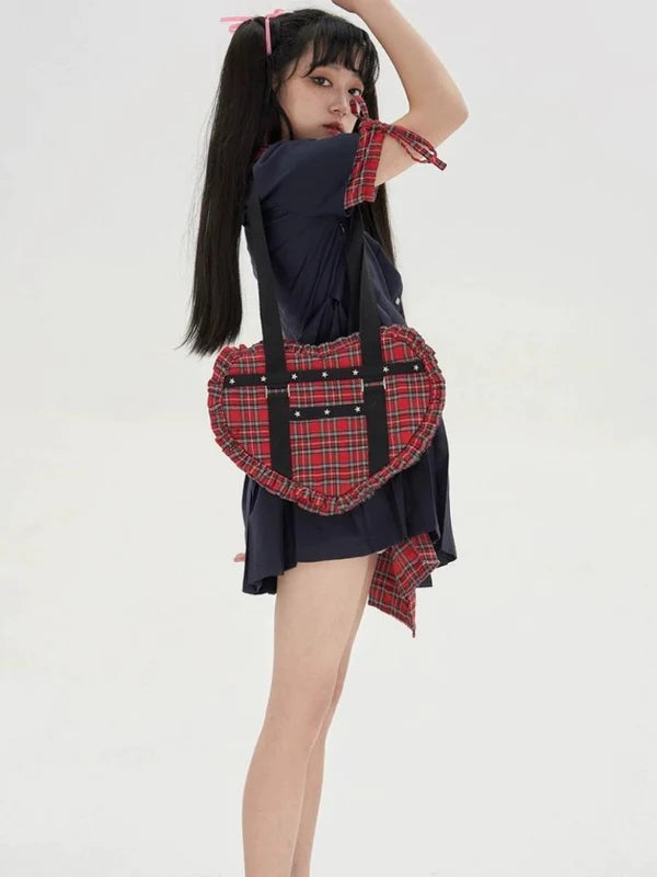 Retro College JK Uniform Bag Niche Sweet Cool Girl Cute Lolita Bag