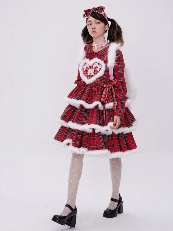 Lolita Red Christmas Dress