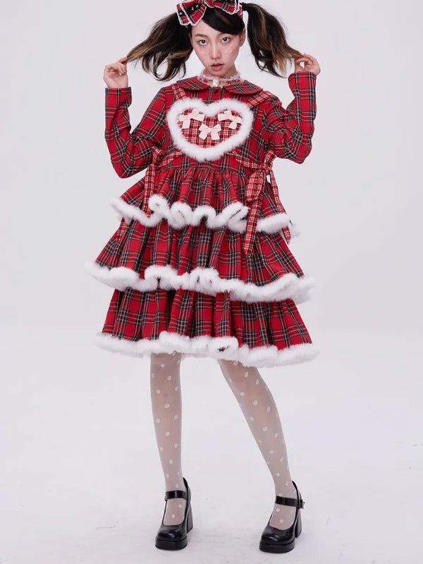 Lolita Red Christmas Dress