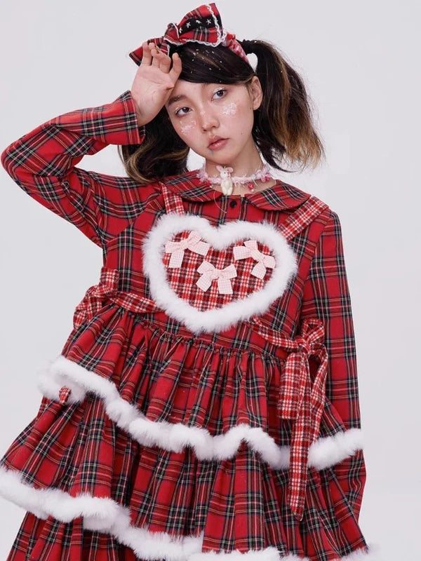 Lolita Red Christmas Dress