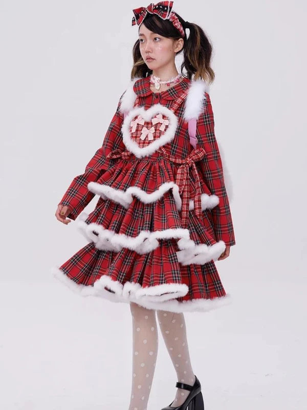 Lolita Red Christmas Dress