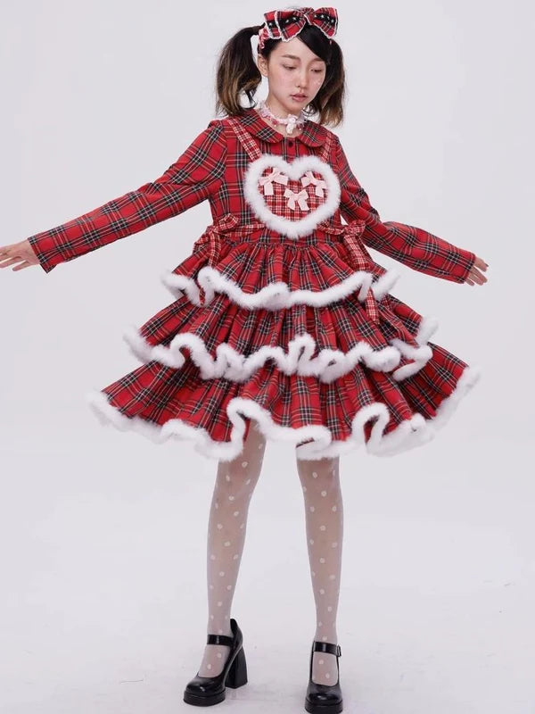 Lolita Red Christmas Dress