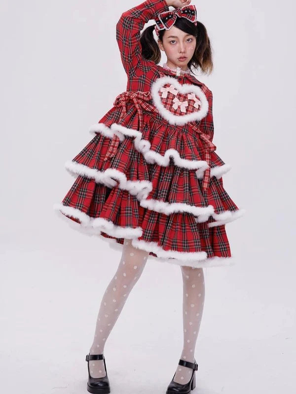 Lolita Red Christmas Dress