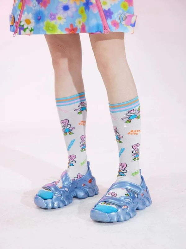 Bunny Slim Cotton Socks