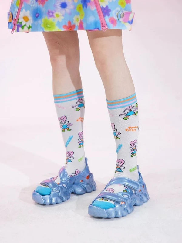 Bunny Slim Cotton Socks