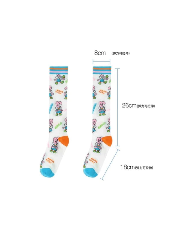 Bunny Slim Cotton Socks