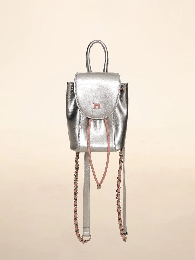 Metallic Compact Backpack