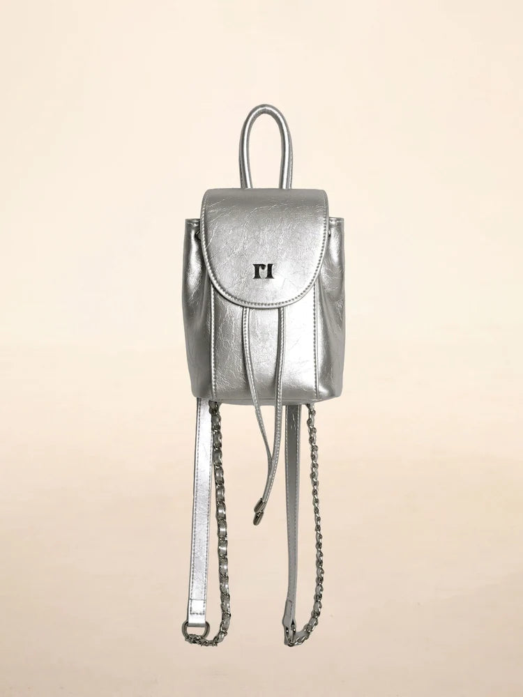 Metallic Compact Backpack