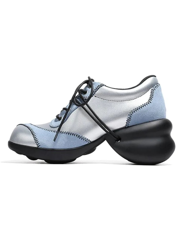 Color Scheme Deformed Platform Shoes