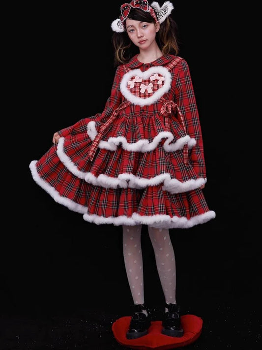 Lolita Red Christmas Dress