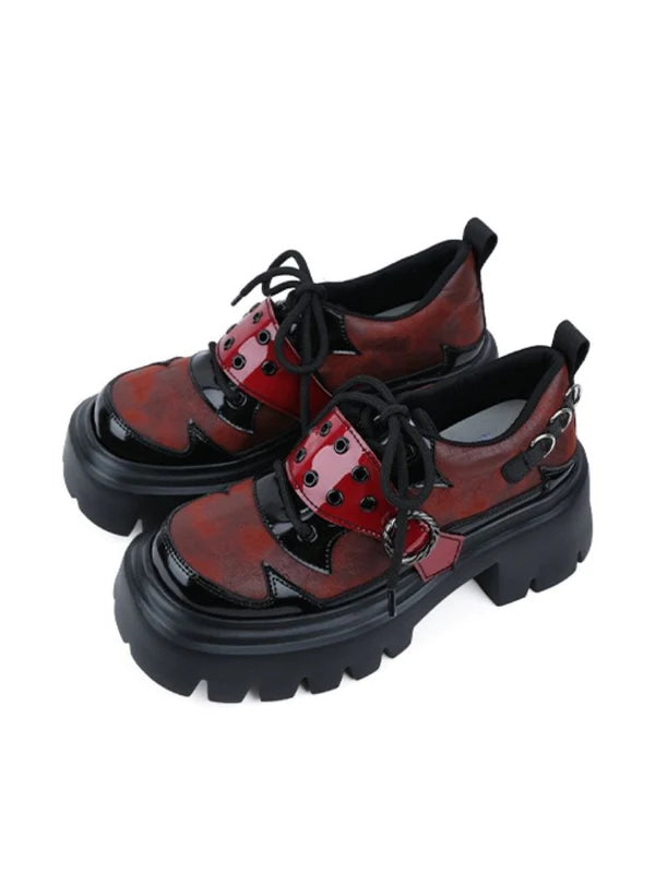 Punk Gothic Thick Soled Shoes