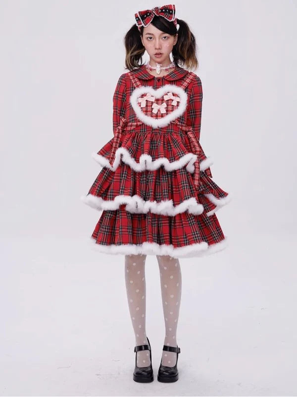 Lolita Red Christmas Dress