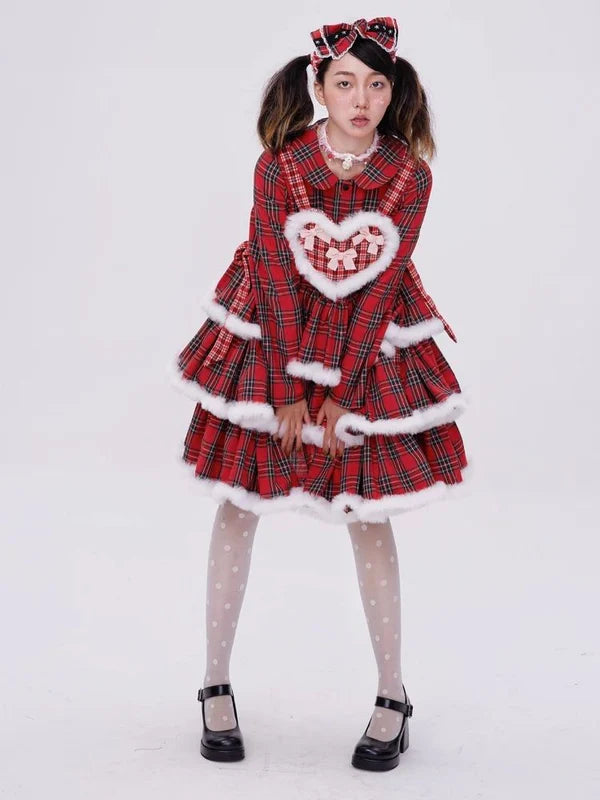 Lolita Red Christmas Dress