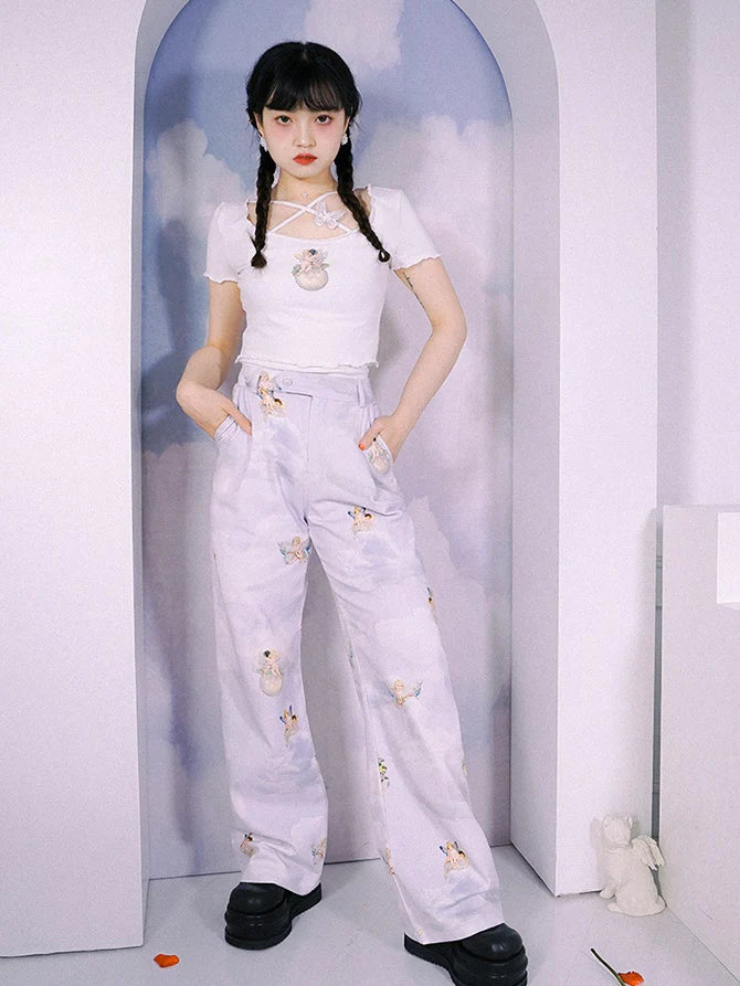 Angel Pail Wide Nichi Pants- Outfit Inspo