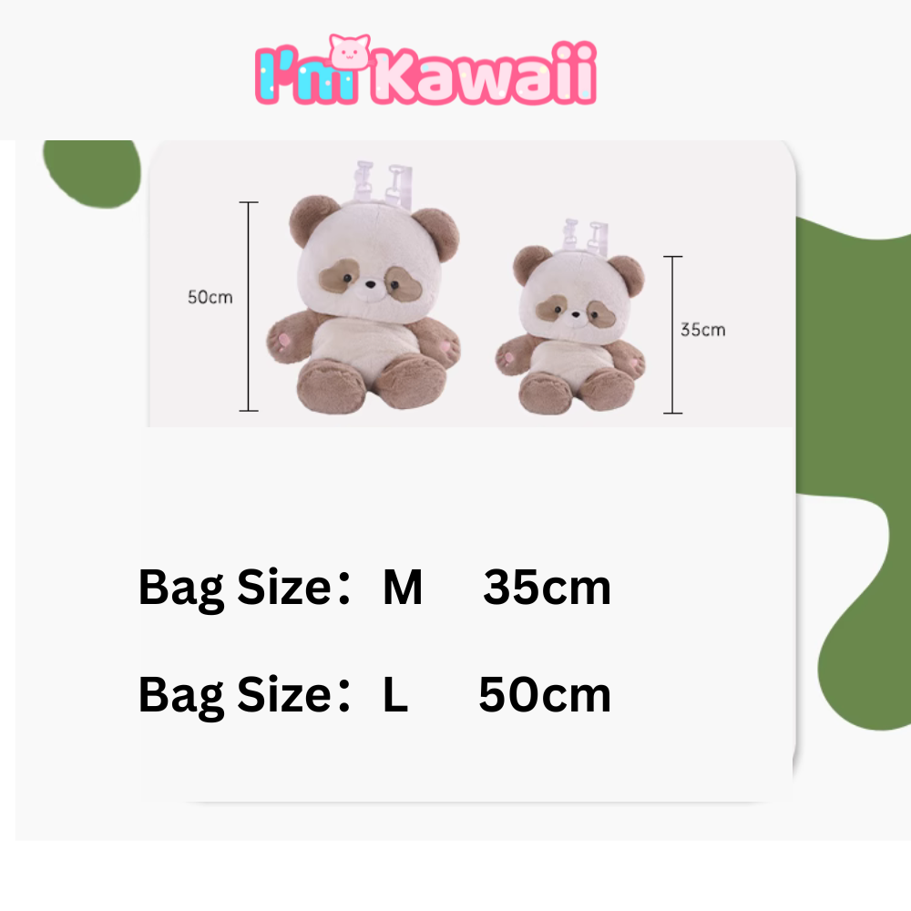 Kawaii Giant Panda Shoulder Backpack, Pig, Bear, dog Shoulder Backpack School Bag #PN5002