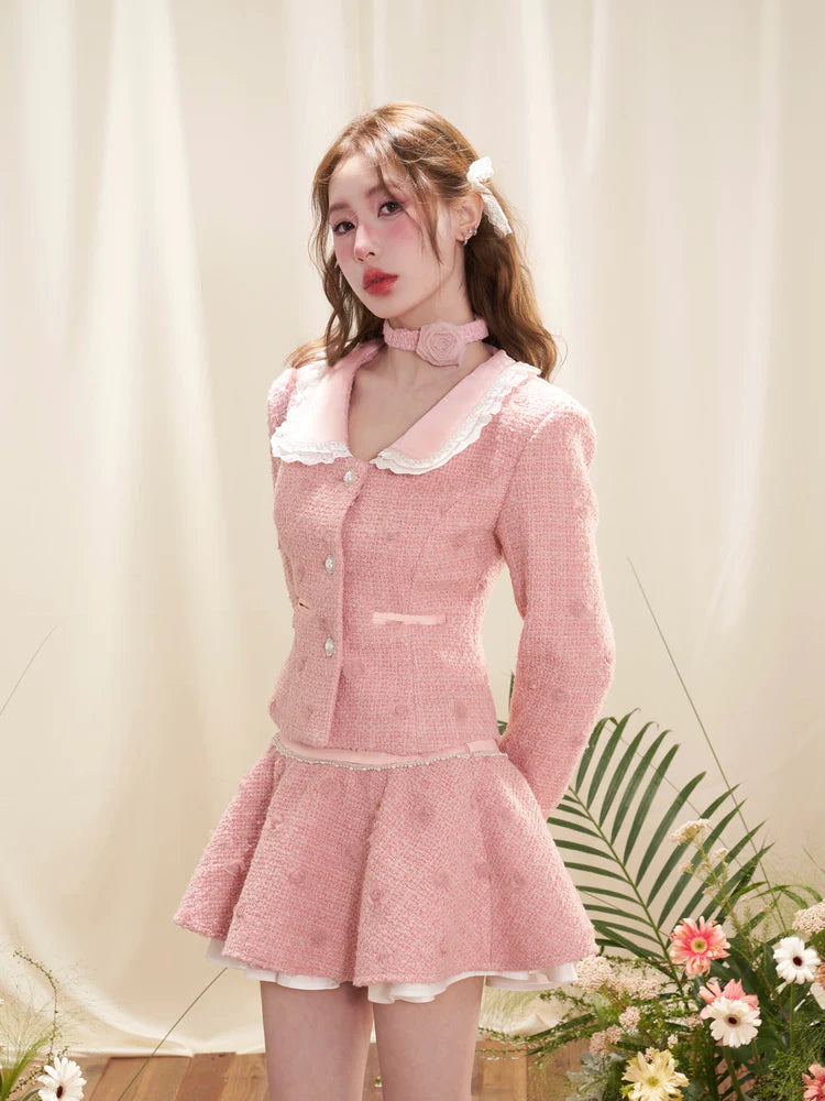 Fragrant Wind Waist Jacket & Petit Skirt