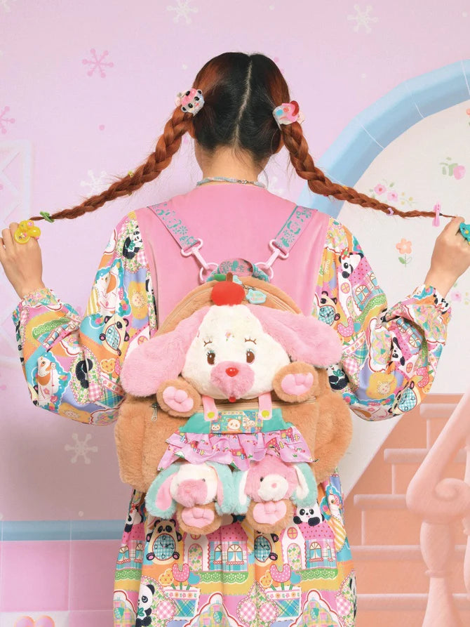 Plush Dog Cute Doll Backpack- Outfits Aesthetic