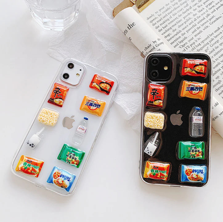 Kawaii Snacks Phone Case for iPhone