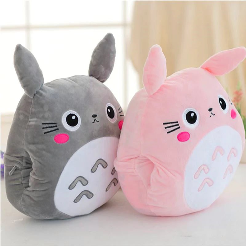 Cute Totoro Pillow And Blanket