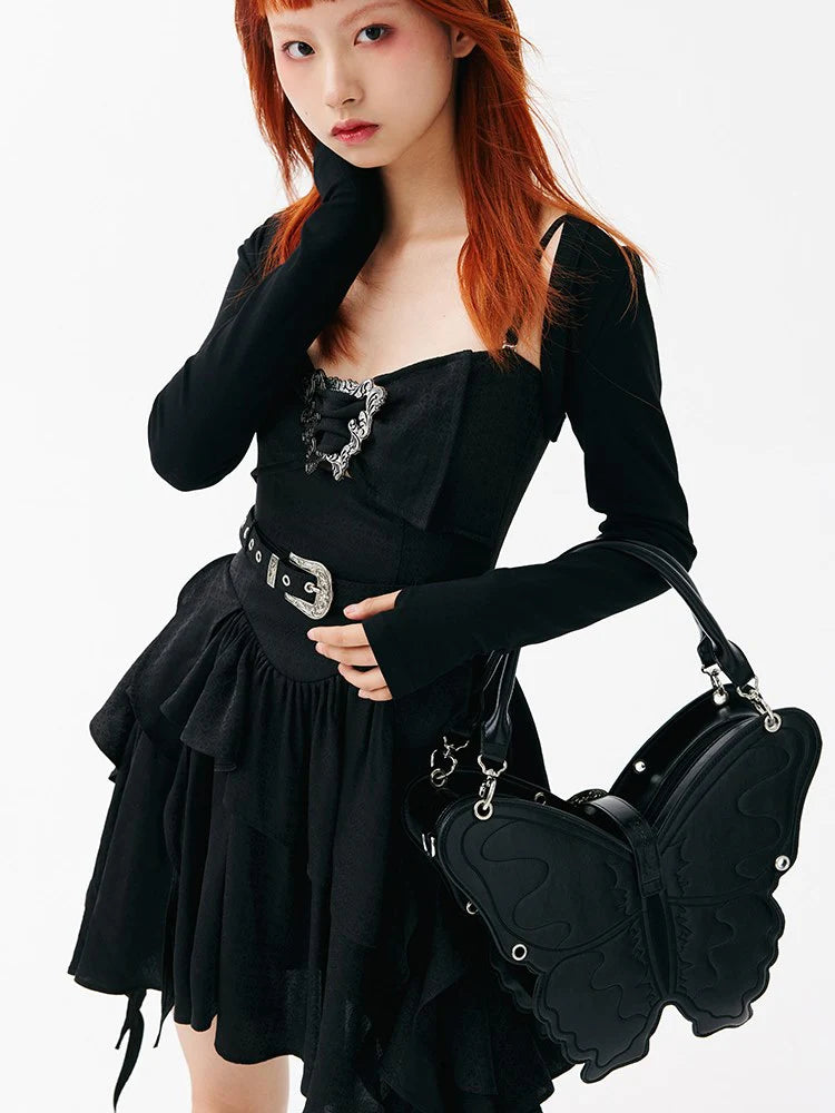 Three-Dimensional Punk Butterfly Shape Bag