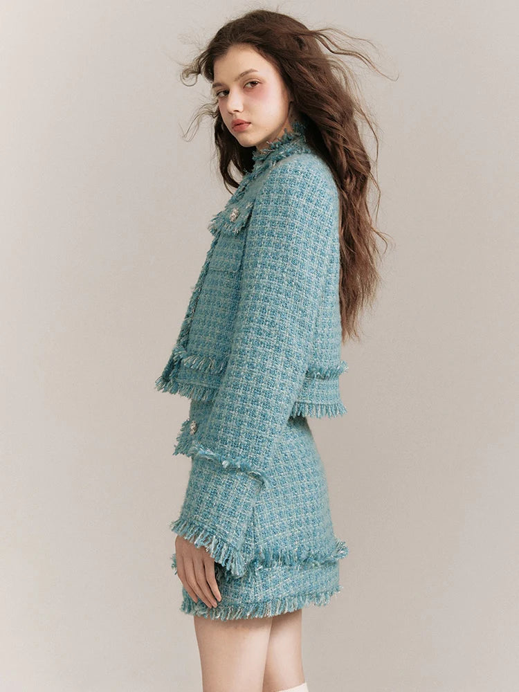 Wool Small Fragrance Jacket & Skirt