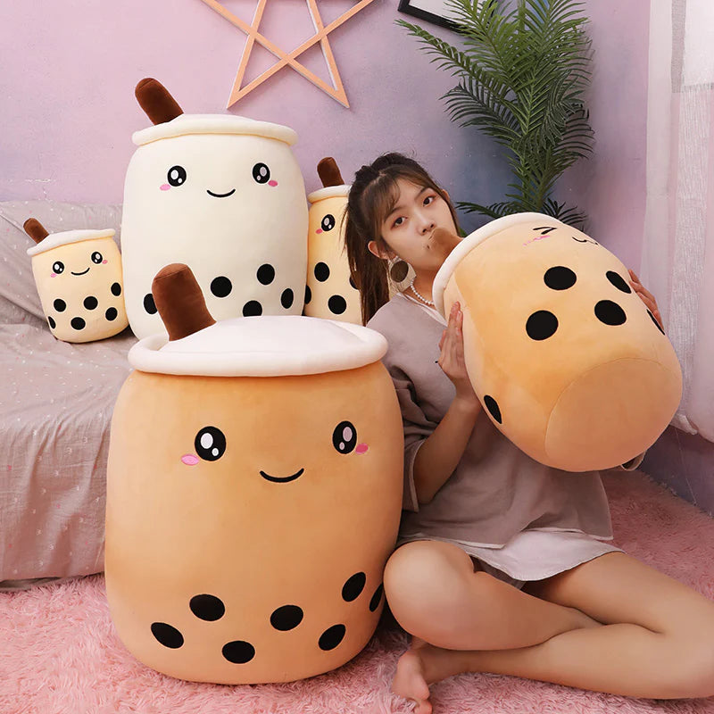 Lovely Bubble Tea Hold Pillow