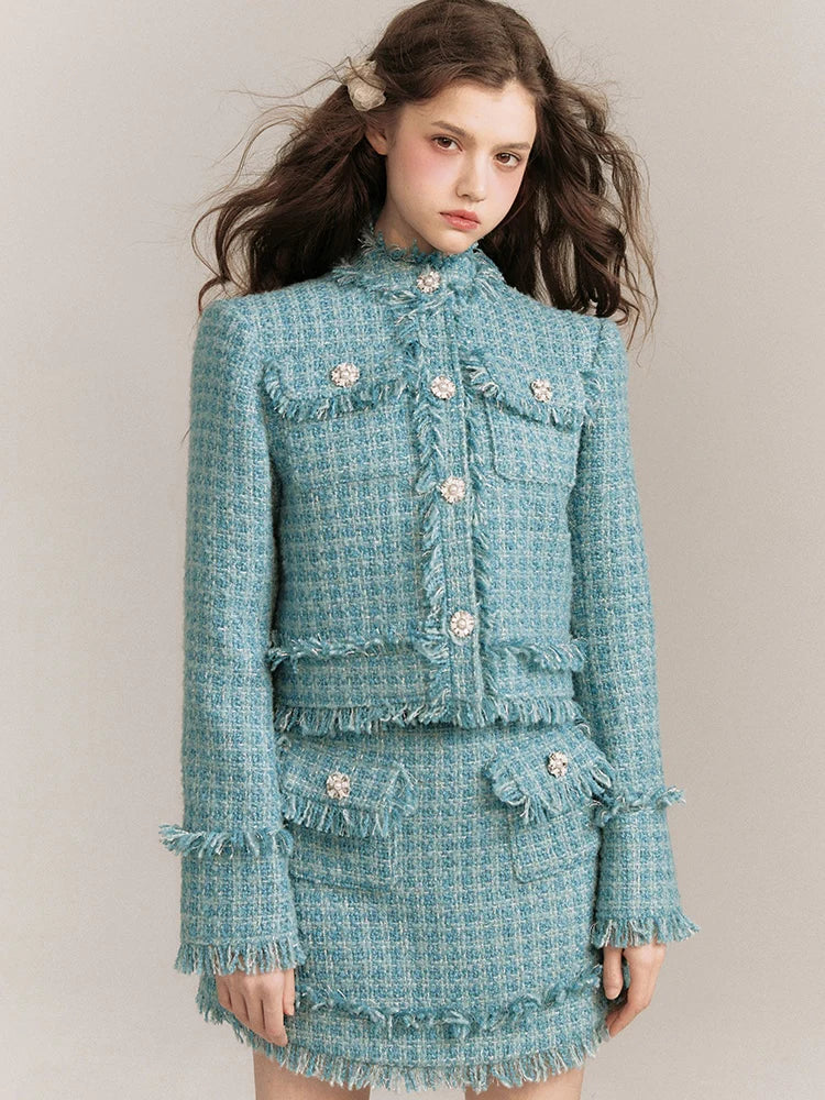 Wool Small Fragrance Jacket & Skirt