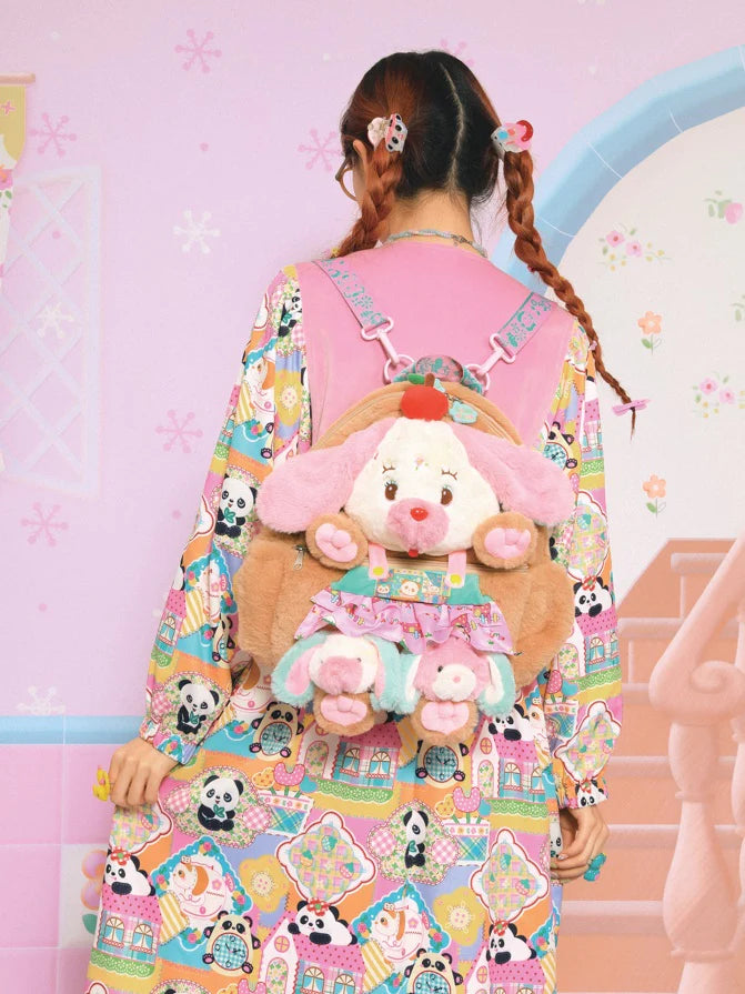 Plush Dog Cute Doll Backpack- Outfits Aesthetic