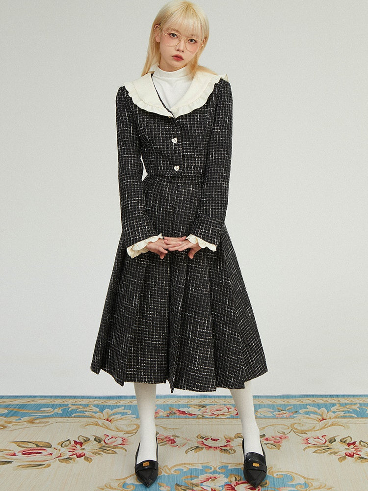 Quilted Tweed Small Fragrance Jacket & Skirt