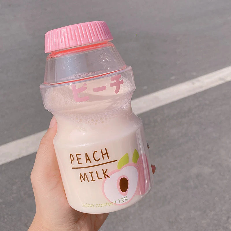 Strawberry Milk Bottle Water Bottle