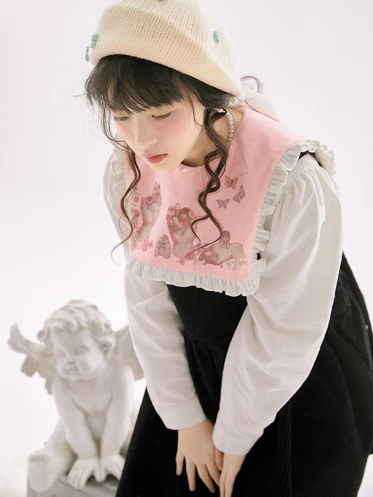 Eerie Frill Lace Girly Blouse