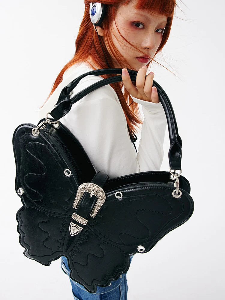 Three-Dimensional Punk Butterfly Shape Bag