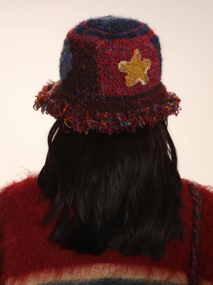 Wool Jacquard Fisherman Hat