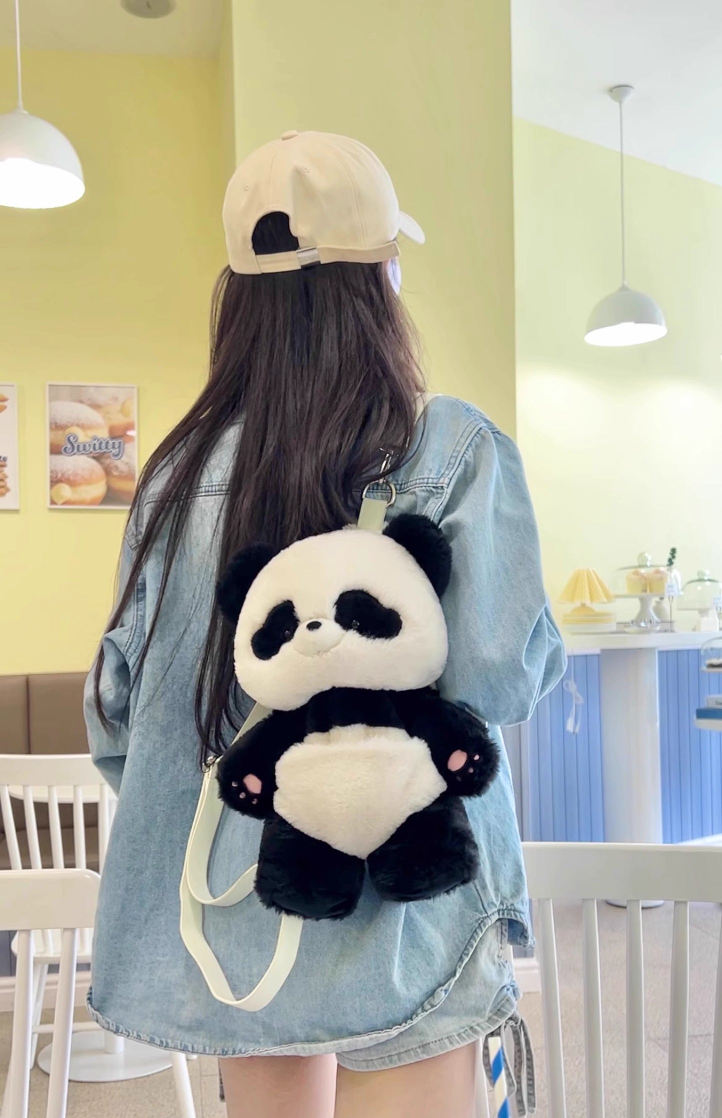 Kawaii Giant Panda Shoulder Backpack, Pig, Bear, dog Shoulder Backpack School Bag #PN5002