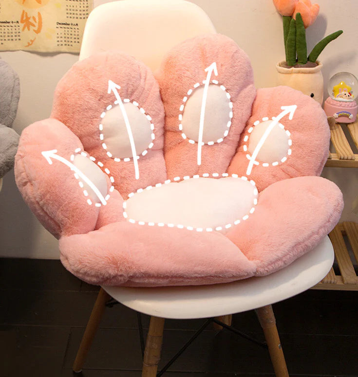 Lovely Cat Paw Seat Cushion