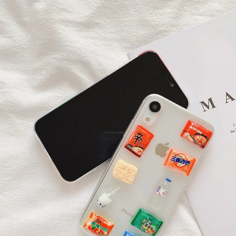 Kawaii Snacks Phone Case for iPhone