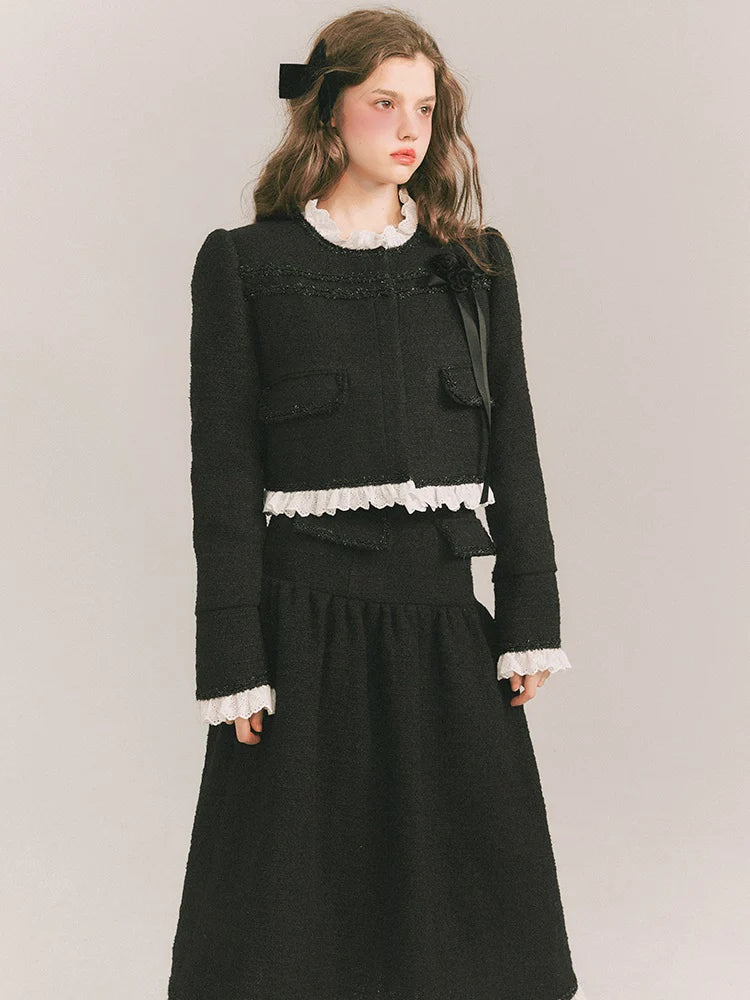 Wool Small Fragrant Jacket & Skirt