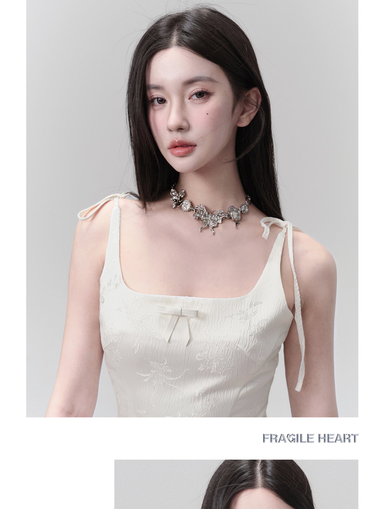 fragileheart Fragile Store · Weightless Butterfly Original Design Retro Metal Choker Sweet and Cool Necklace