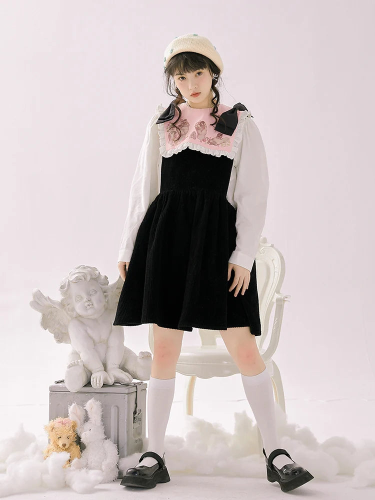 Eerie Frill Lace Girly Blouse