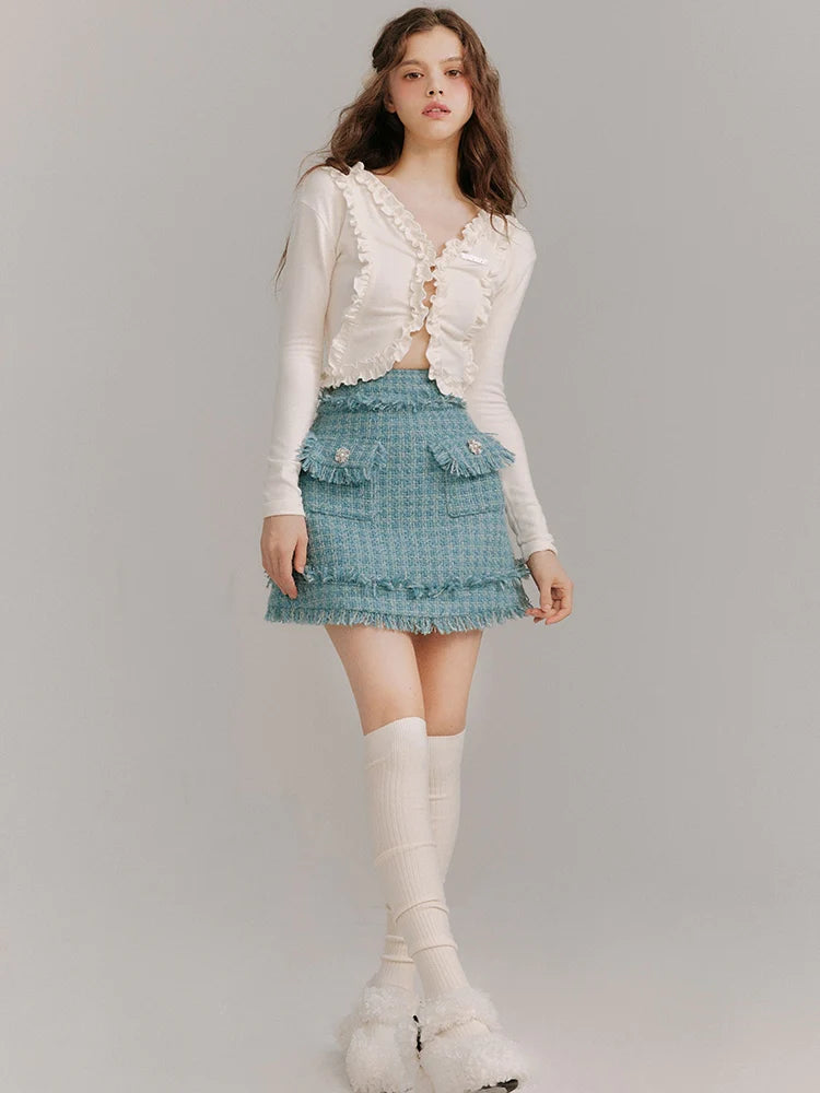 Wool Small Fragrance Jacket & Skirt