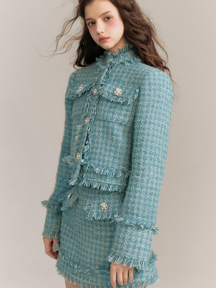 Wool Small Fragrance Jacket & Skirt