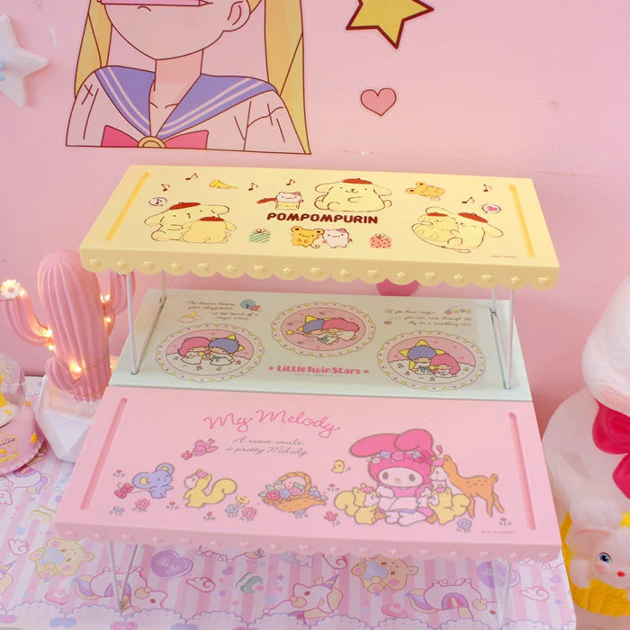 Kawaii Mymelody Folding Storage Shelf