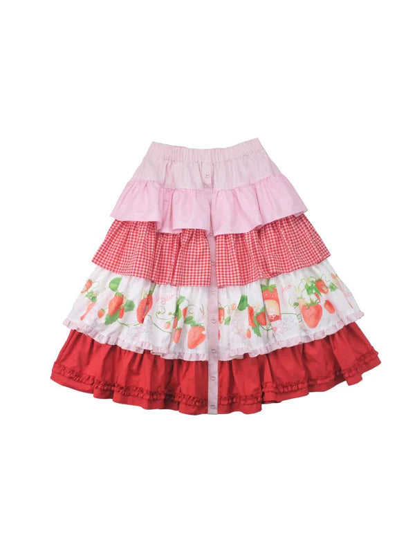 Animal Paradise Pink Strawberry Cake Skirt