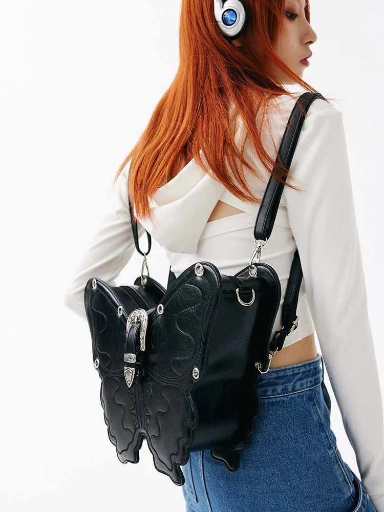 Three-Dimensional Punk Butterfly Shape Bag