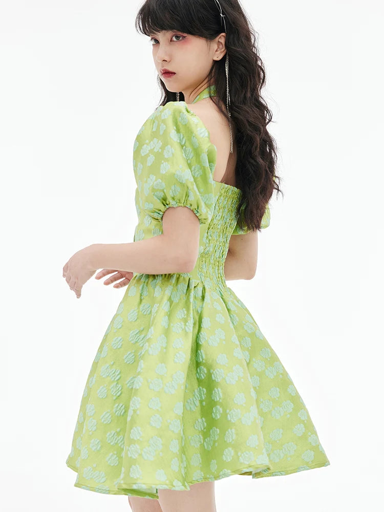 Removable Cheongsam Collar Square Neck Princess Dress Dress- Dream Outfits