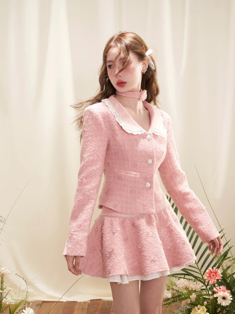 Fragrant Wind Waist Jacket & Petit Skirt