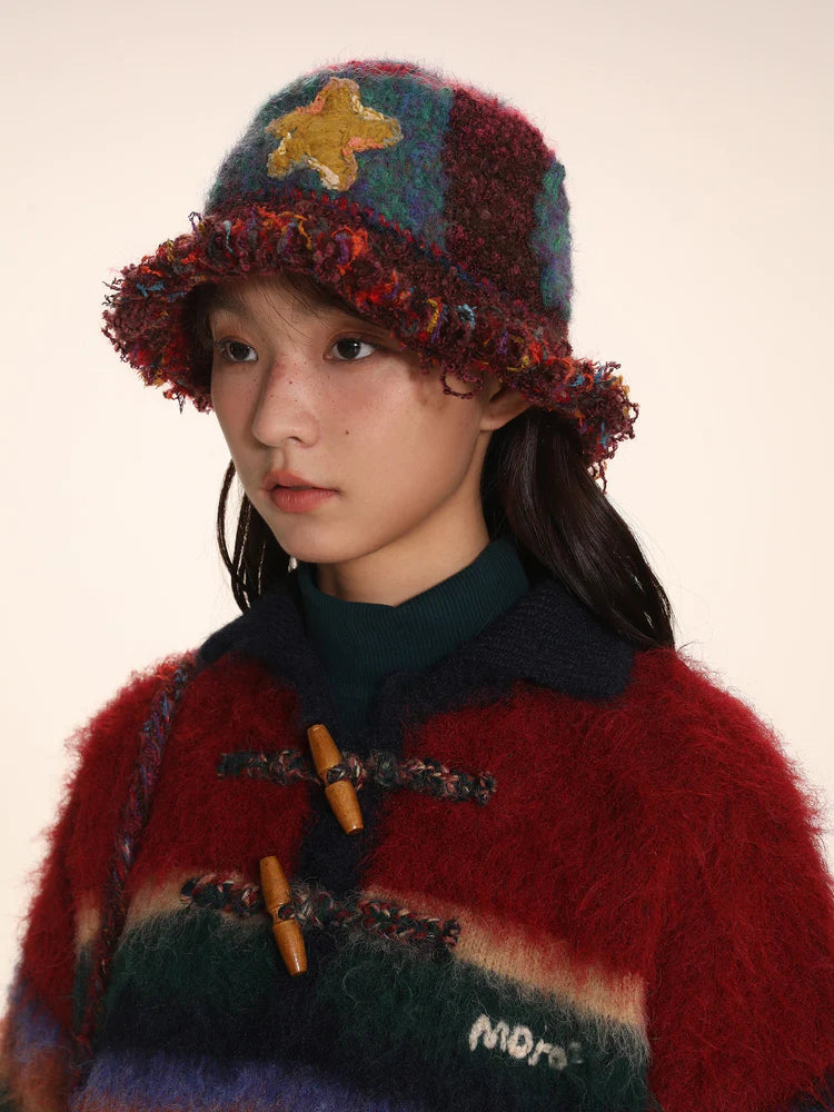 Wool Jacquard Fisherman Hat