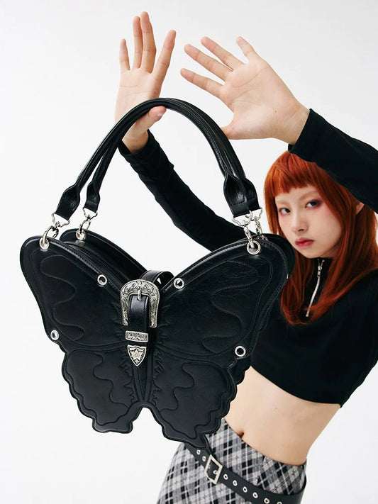 Three-Dimensional Punk Butterfly Shape Bag