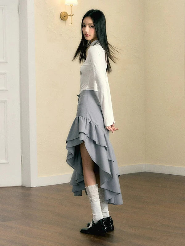 Double Layer Irregular Wave Skirt